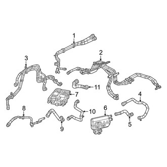 Jeep OE - Cooling - Hoses & Lines (2.0L)