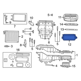 Jeep OE - HVAC Air Inlet Housing