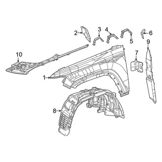 Jeep OE - Fender & Components (4xe / Overland 4xe / Summit 4xe / Summit Reserve 4xe / Trailhawk 4xe)