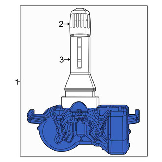 Jeep OE - Tire Pressure Monitoring System (TPMS) Sensor