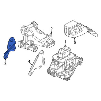 Jeep OE - Left Engine Mount Bracket