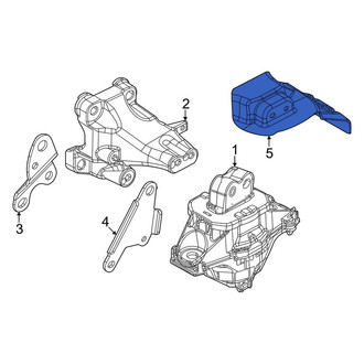 Jeep OE - Left Engine Mount Heat Shield