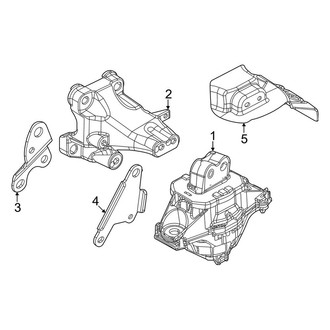 Jeep OE - Engine Mounting (3.6L)