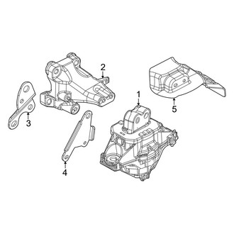 Jeep OE - Engine Mounting (5.7L)