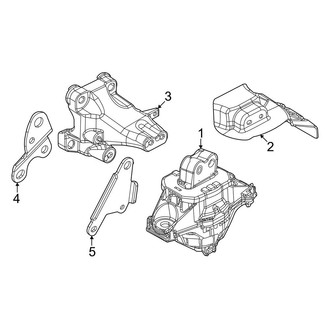 Jeep OE - Engine Mounting (2.0L)