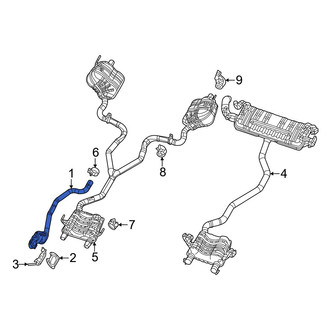 Jeep OE - Right Catalytic Converter