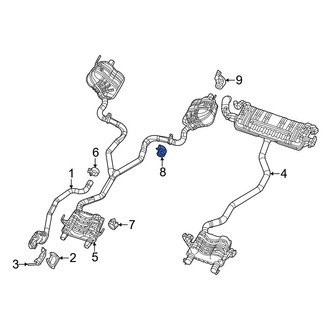 Jeep OE - Left Exhaust System Hanger