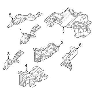 Jeep OE - Exhaust System - Heat Shields (5.7L)