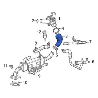 Jeep OE - Exhaust Gas Recirculation (EGR) Tube