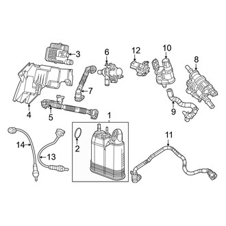 Jeep OE - Emission System - Emission Components (2.0L)