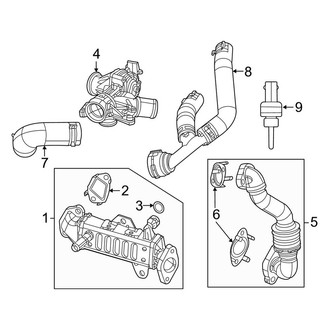 Jeep OE - Emission System - EGR System (2.0L)