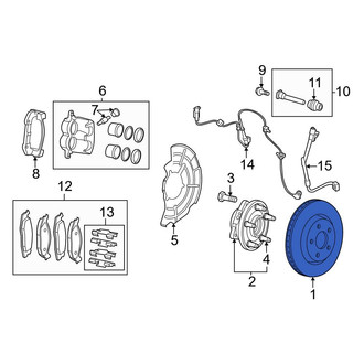 Jeep OE - Rear Disc Brake Rotor