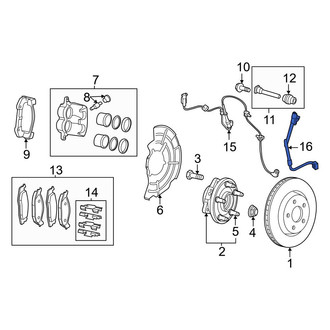 Jeep OE - Front Left Brake Hydraulic Hose