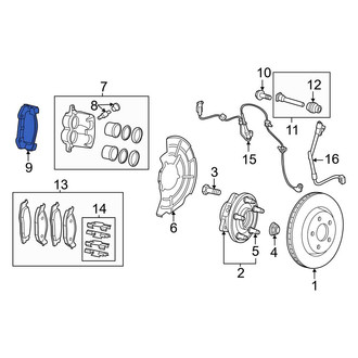 Jeep OE - Rear Disc Brake Caliper Bracket