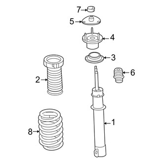 Jeep OE - Front Suspension - Struts & Components (W/O Quadra-Lift)