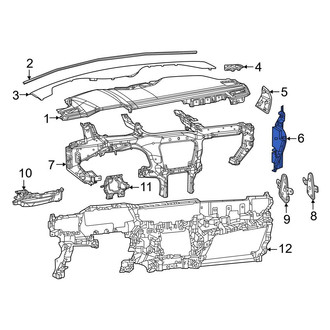 Jeep OE - Left Lower Instrument Panel Side Cover