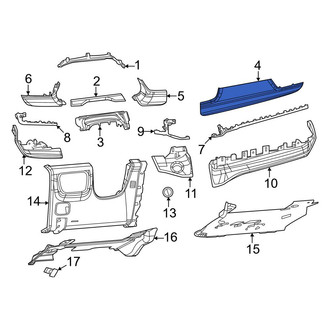 Jeep OE - Right Upper Instrument Panel Pad