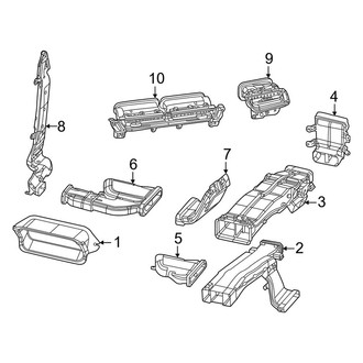 Jeep OE - Instrument Panel - Ducts