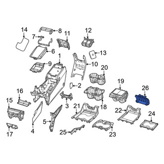 Jeep OE - Front Console Coin Holder