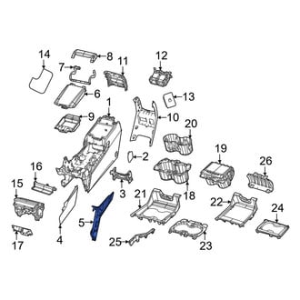 Jeep OE - Front Right Lower Console Panel