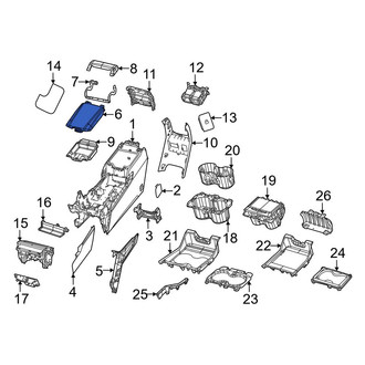 Jeep OE - Console Armrest