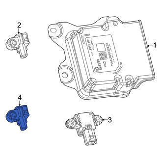 Jeep OE - Center Rear Air Bag Impact Sensor