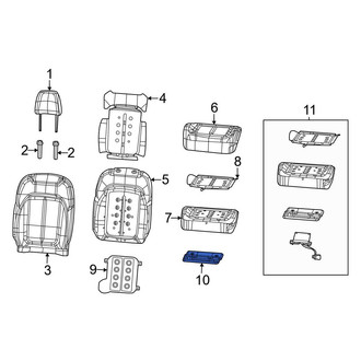 Jeep OE - Rear Lower Climate Controlled Seat Duct