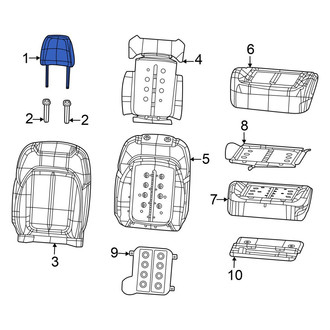 Jeep OE - Rear Left Outer Headrest