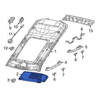 Jeep OE - Left Sun Visor
