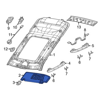 Jeep OE - Right Sun Visor