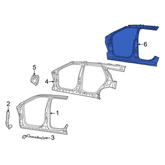 Jeep OE - Rear Right Quarter Panel Reinforcement