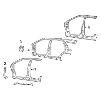 Jeep OE - Pillars, Rocker & Floor - Aperture Panel