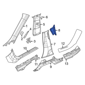 Jeep OE - Center Left Dashboard Air Vent