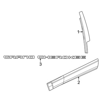 Jeep OE - Front Door - Exterior Trim
