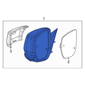 Jeep OE - Front Right Door Mirror