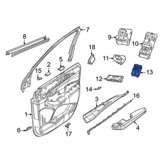 Jeep OE - Front Door Mirror Switch