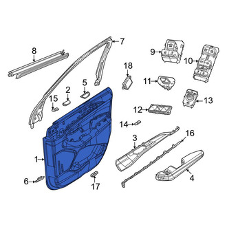 Jeep OE - Front Left Inner Door Interior Trim Panel