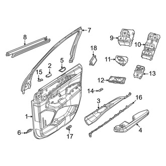 Jeep OE - Front Door - Interior Trim