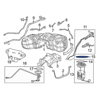 Jeep OE - Fuel Tank Lock Ring
