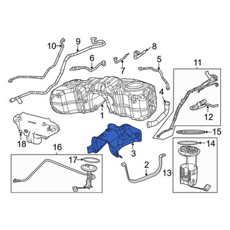 Jeep OE - Fuel Tank Shield