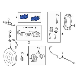 Jeep OE - Rear Disc Brake Pad Set