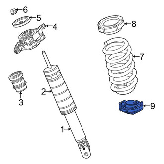 Jeep OE - Lower Coil Spring Insulator