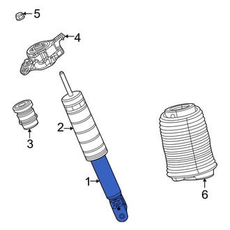 Jeep OE - Front Left Suspension Shock Absorber