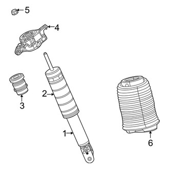 Jeep OE - Rear Suspension - Shocks & Components (With Quadra Lift), (Overland / Overland 4xe / Summit / Summit 4xe / Summit Reserve / Summit Reserve 4xe / Trailhawk / Trailhawk 4xe)