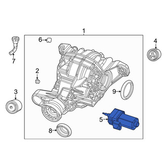Jeep OE - Rear Differential Lock Motor