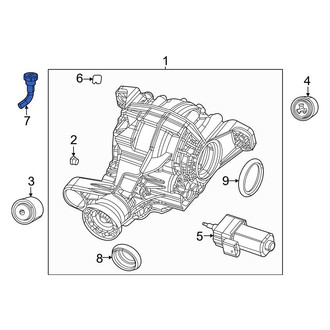 Jeep OE - Rear Differential Vent Hose