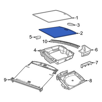 Jeep OE - Rear Spare Tire Compartment Cover