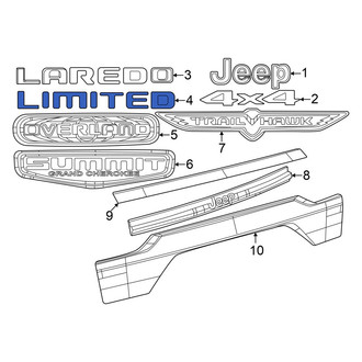 Jeep OE - Rear Hatch Emblem