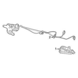 Jeep OE - Rear Lamps - License Lamps