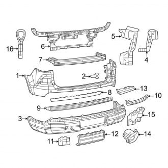 2023 Jeep Grand Cherokee Oem Exterior & Body Parts — Carid.com